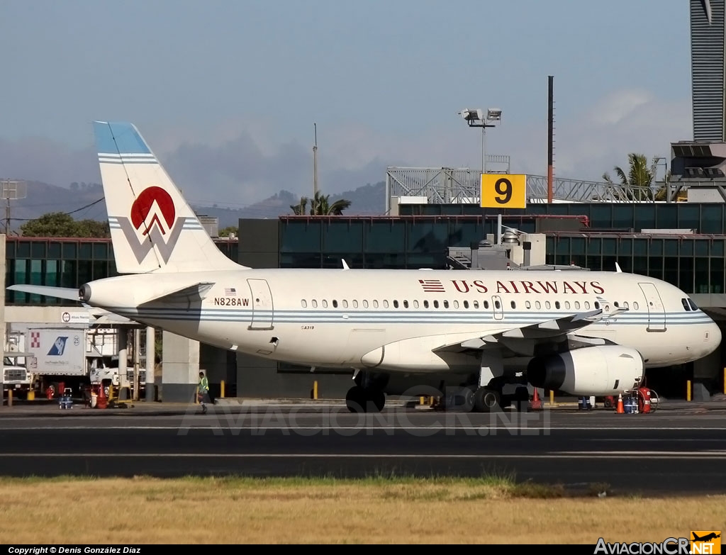 N828AW - Airbus A319-132 - US Airways