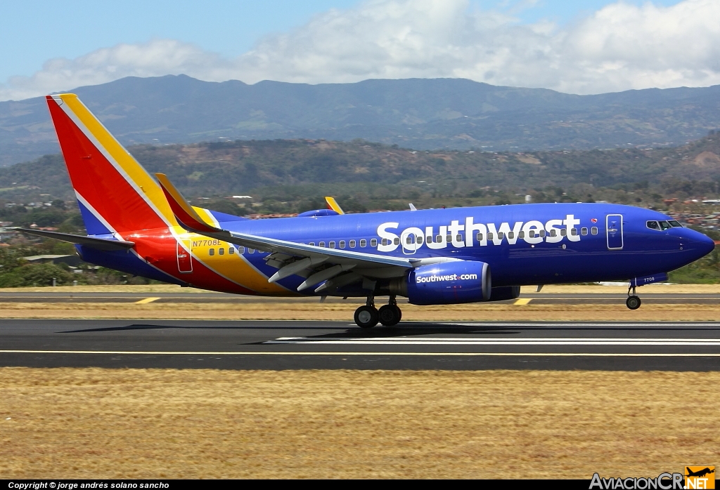 N7708E - Boeing 737-76N - Southwest Airlines