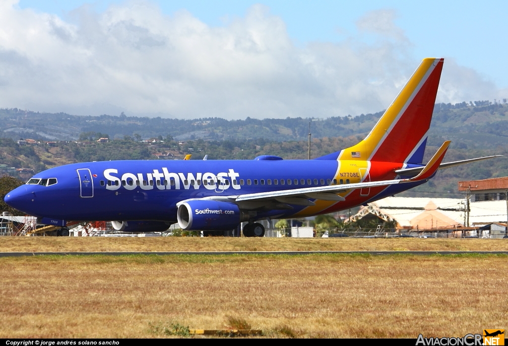 N7708E - Boeing 737-76N - Southwest Airlines
