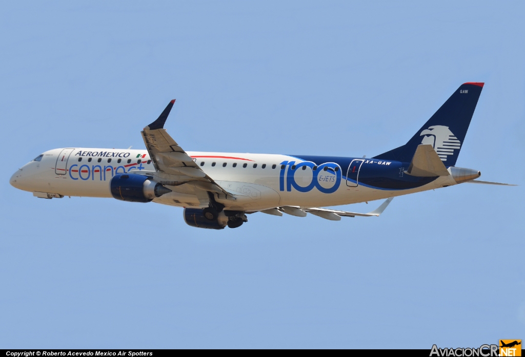 XA-GAW  - Embraer ERJ-190-100AR - Aeroméxico Connect (Aerolitoral)