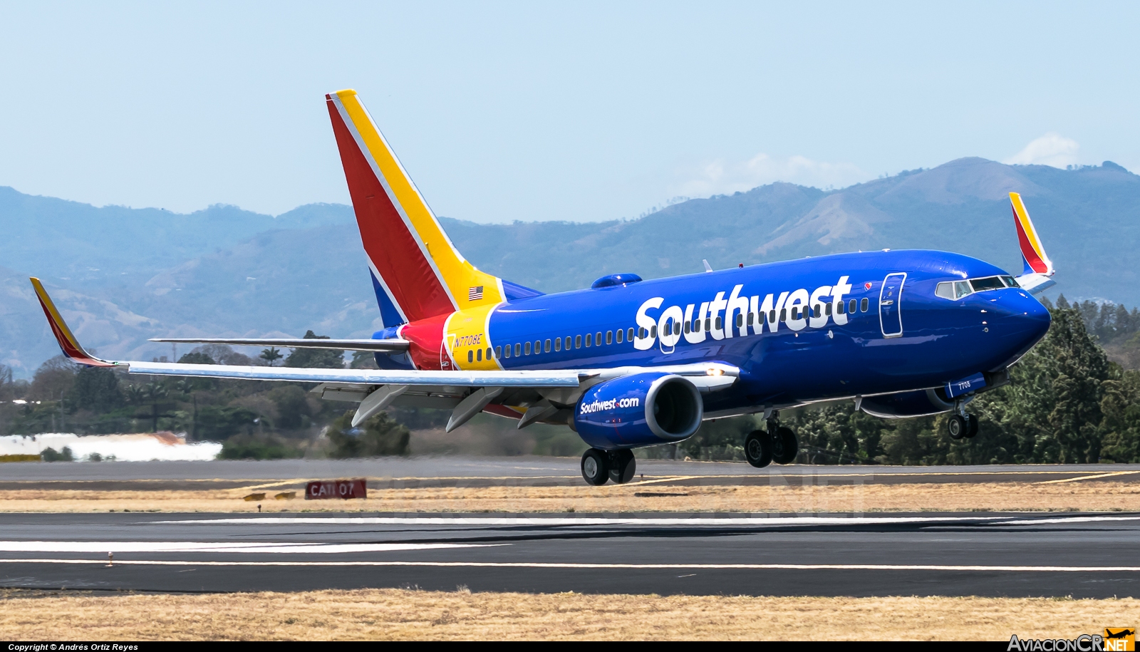 N7708E - Boeing 737-76N - Southwest Airlines