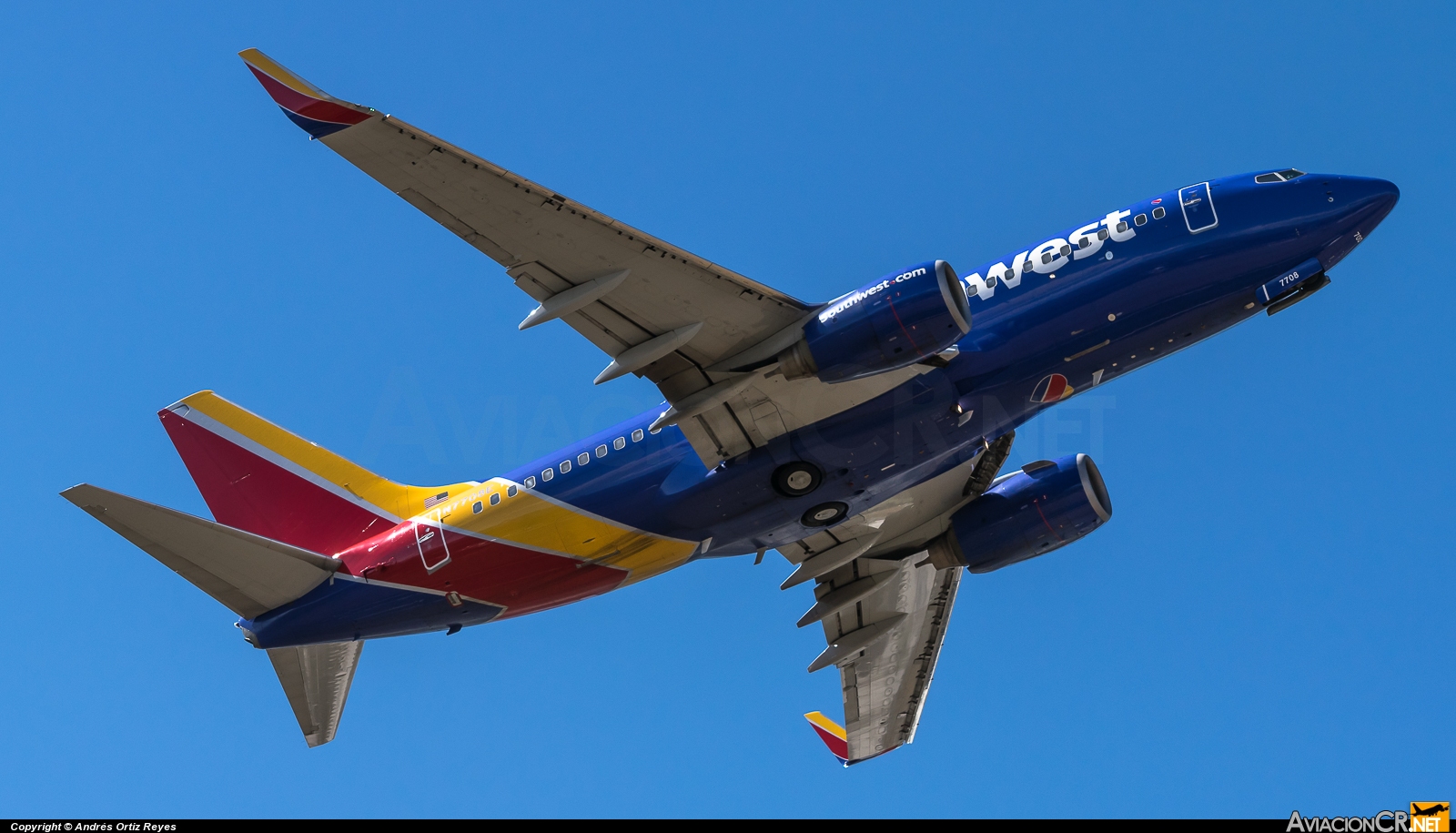 N7708E - Boeing 737-76N - Southwest Airlines