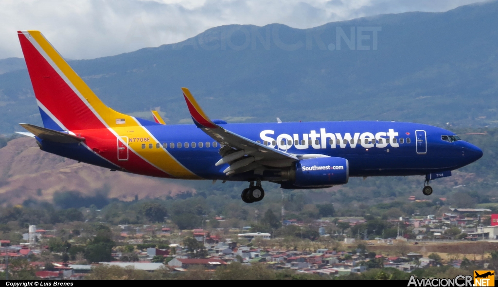 N7708E - Boeing 737-76N - Southwest Airlines