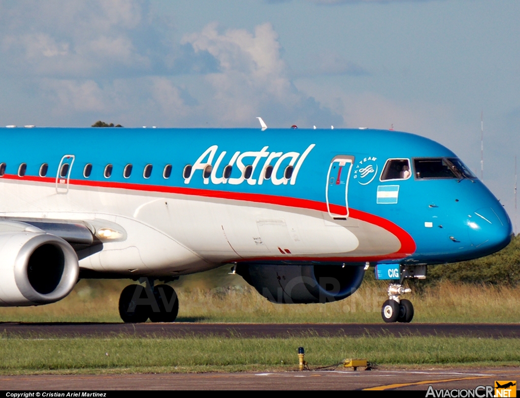 LV-CIG - Embraer ERJ-190-100AR - Austral Líneas Aéreas