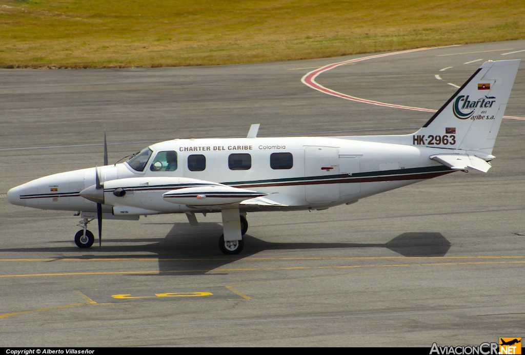 HK-2963 - Piper PA-31T-620 Cheyenne II - Charter de caribe (Colombia)