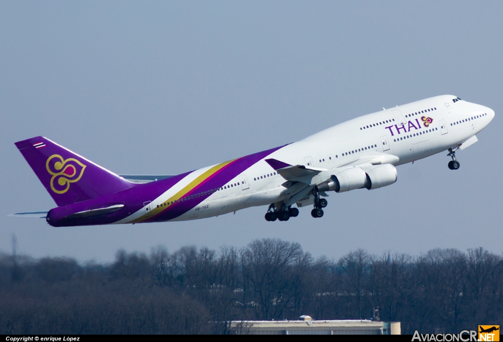 HS-TGZ - Boeing 747-4D7 - Thai Airways