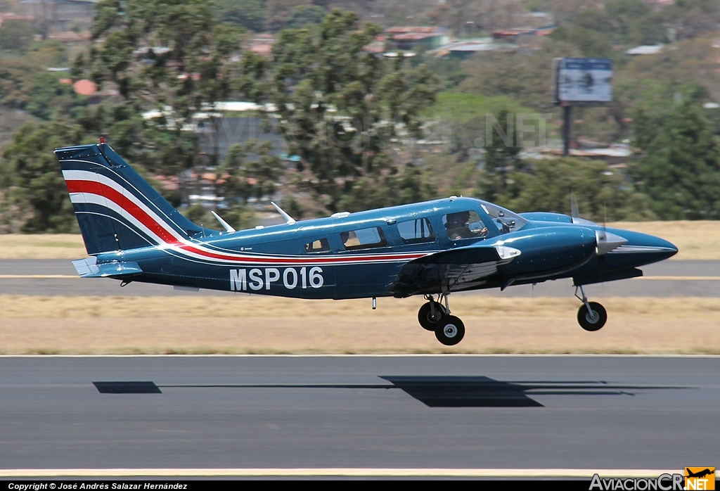 MSP016 - Piper PA-34-200T Seneca II - Ministerio de Seguridad Pública - Costa Rica