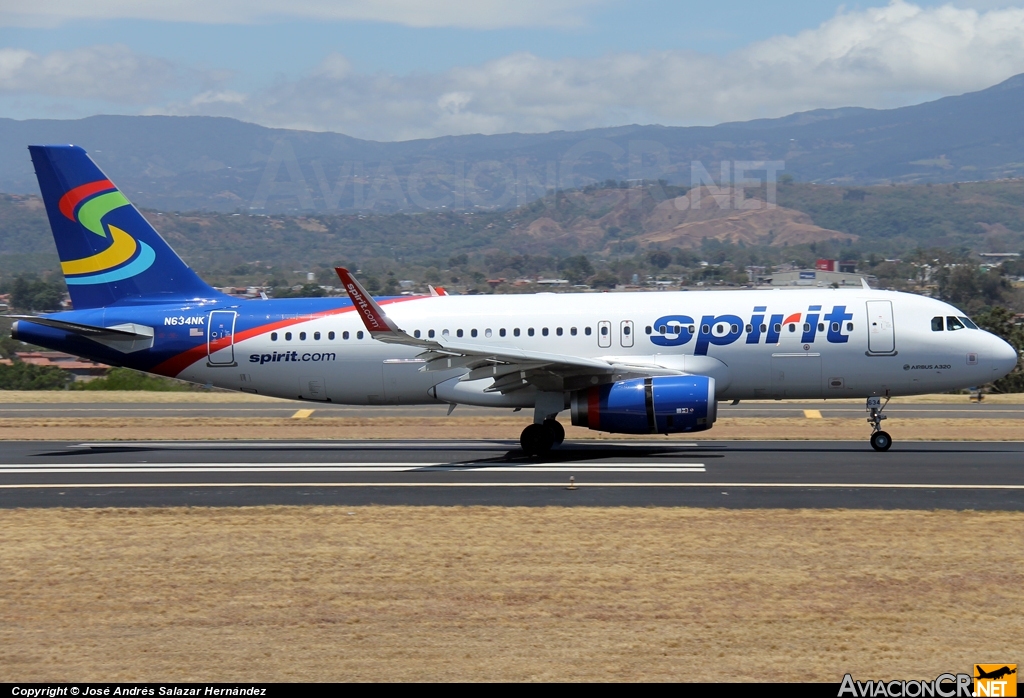 N634NK - Airbus A320-232 - Spirit Airlines