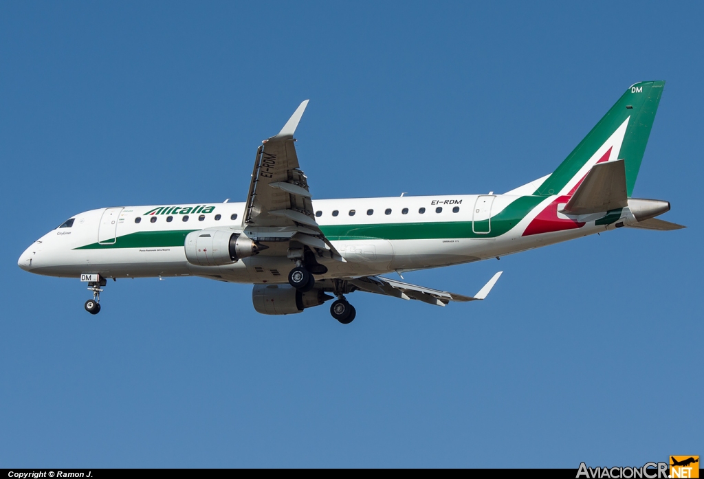 EI-RDM - Embraer ERJ-175STD (170-200) - Alitalia CityLiner