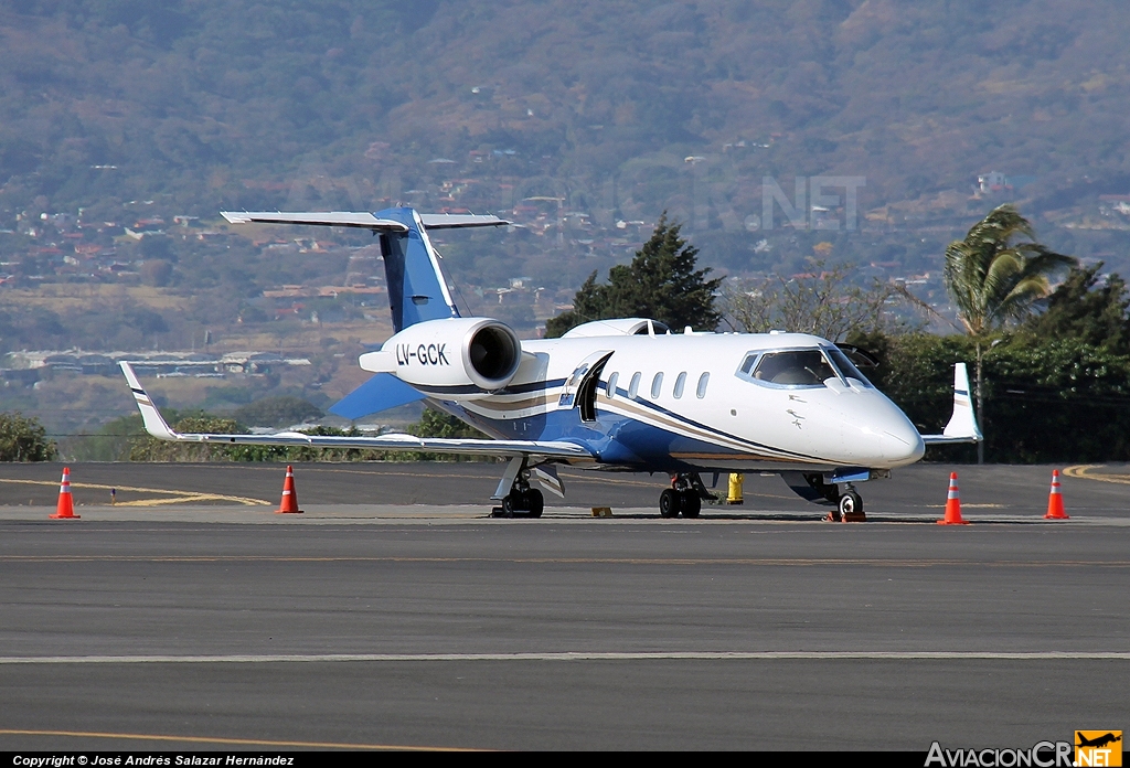 LV-GCK - Learjet 60 - Privado