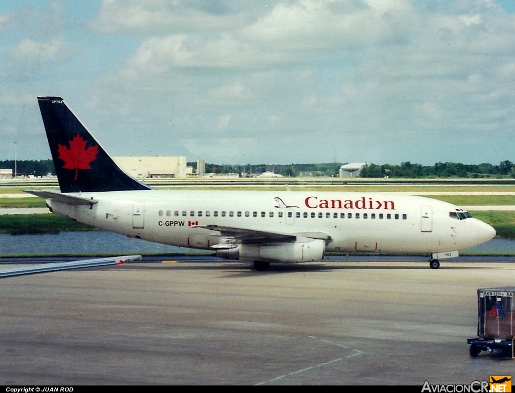 C-GPPW - Boeing 737-275/Adv - Canadian Airlines