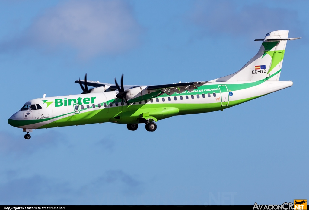 EC-IYC - ATR 72-212A - Binter Canarias