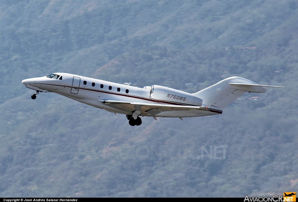 N750WS - Cessna 750 Citation X - Privado