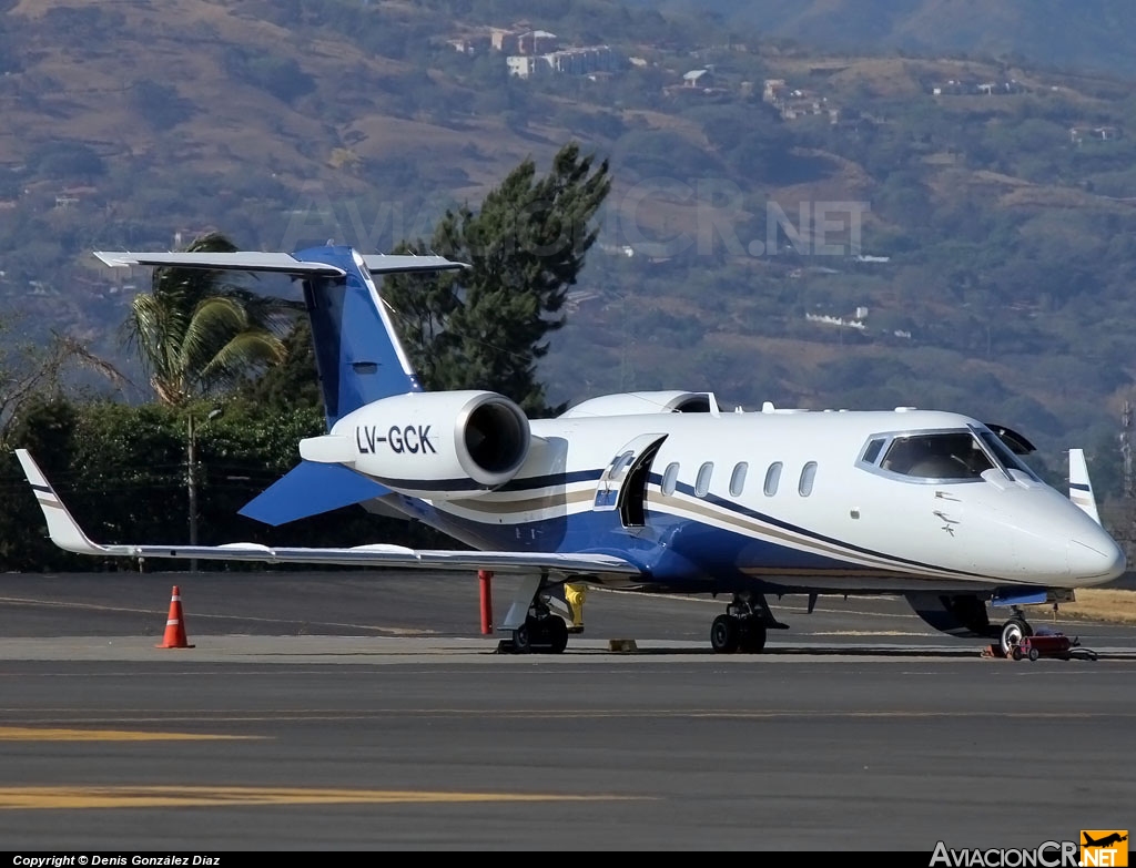 LV-GCK - Learjet 60 - Privado