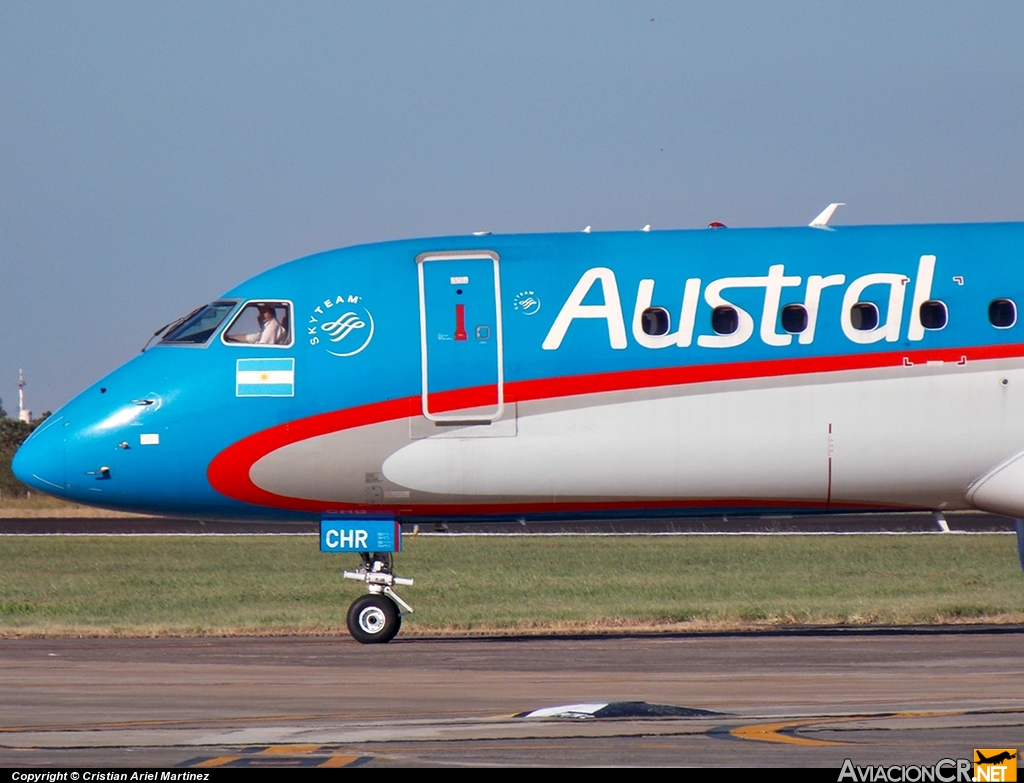 LV-CHR - Embraer ERJ-190-100AR - Austral Líneas Aéreas