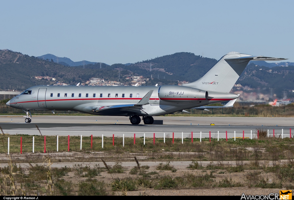 9H-VJJ - Bombardier BD-700-1A10 Global 6000 - Vista Jet