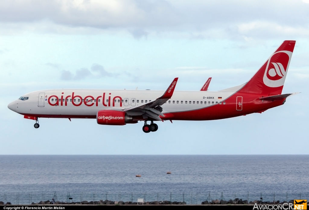 D-ABKK - Boeing 737-86J - Air Berlin