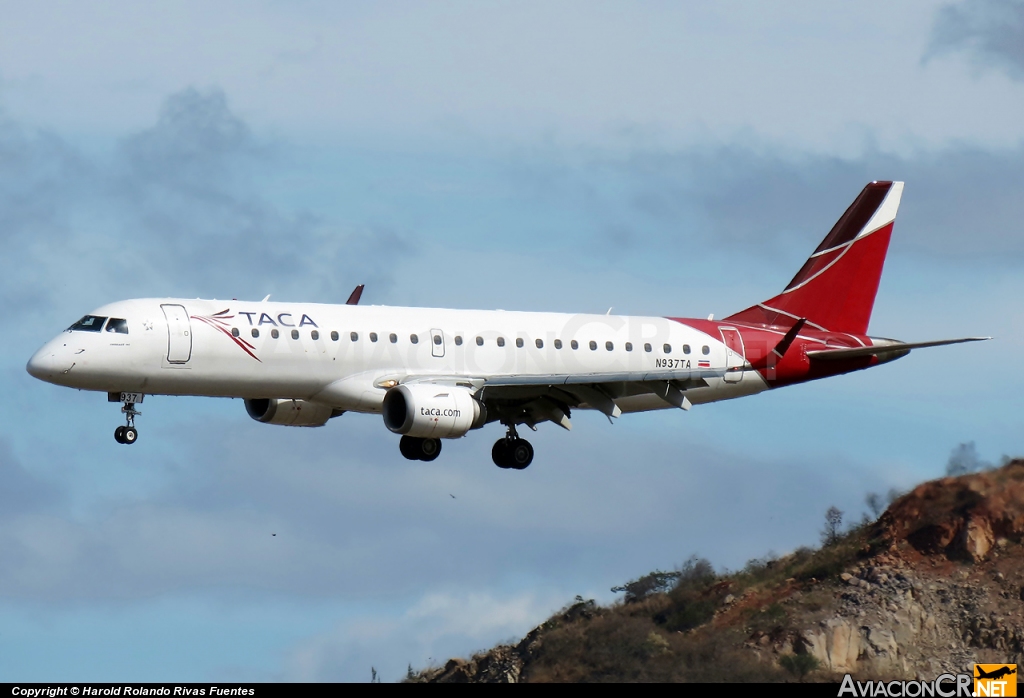 N937TA - Embraer 190-100IGW - TACA