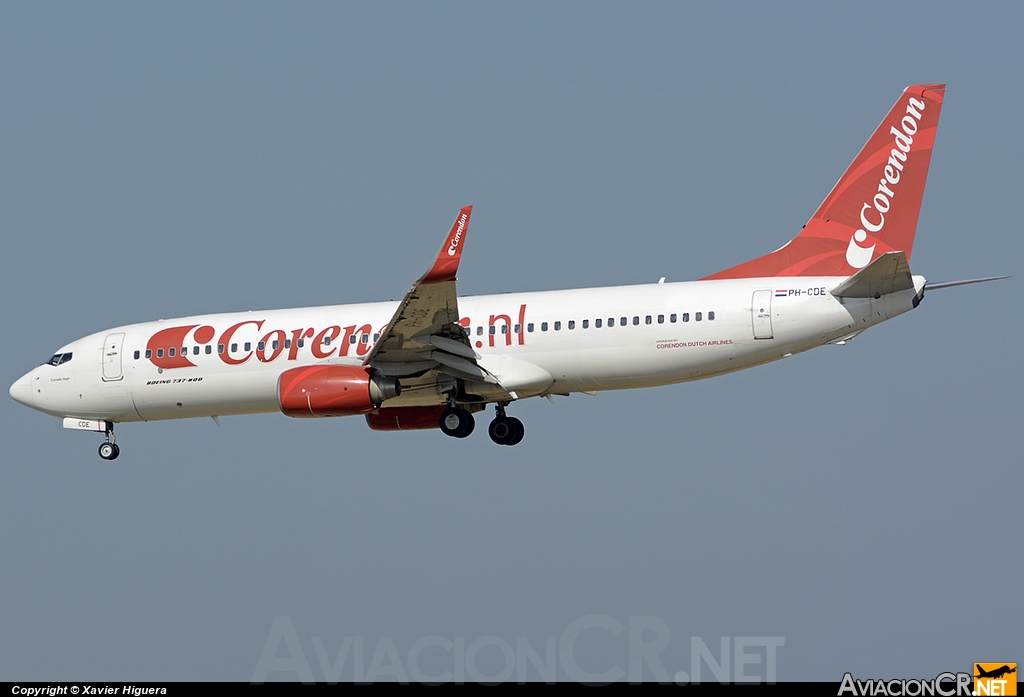 PH-CDE - Boeing 737-8KN - Corendon Dutch Airlines