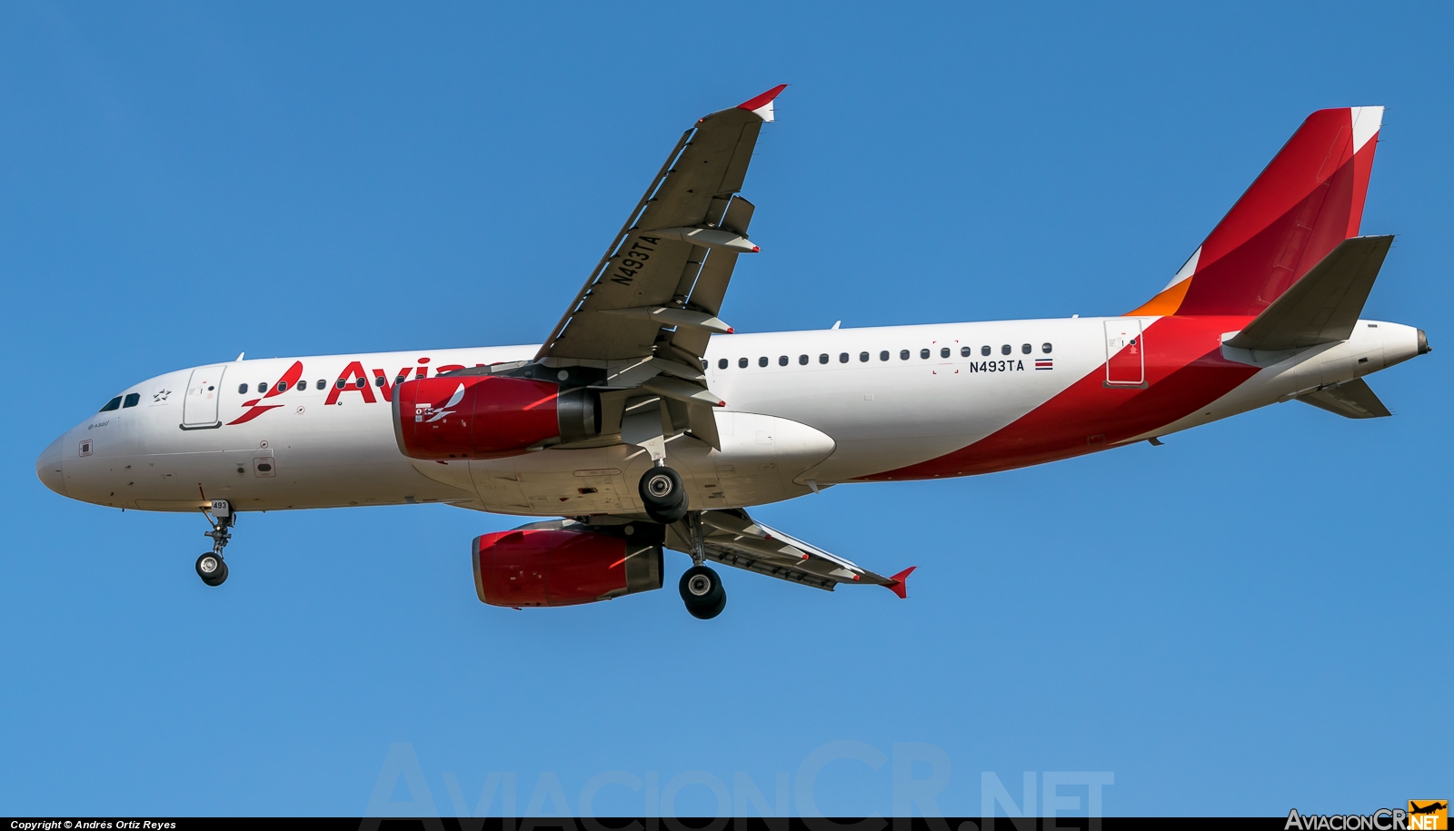 N493TA - Airbus A320-233 - TACA
