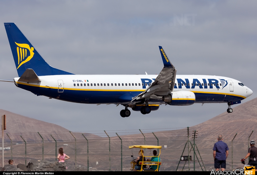EI-DWL - Boeing 737-8AS - Ryanair