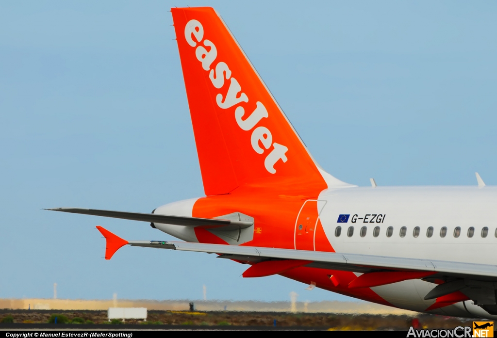 G-EZGI - Airbus A319-111 - EasyJet Airline