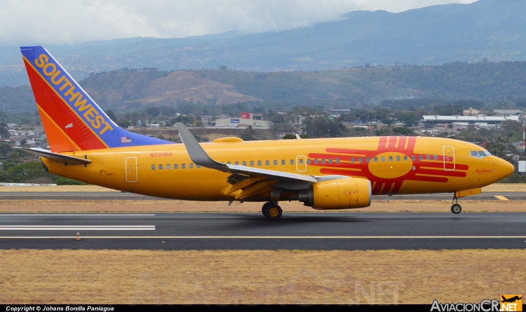 N781WN - Boeing 737-7H4 - Southwest Airlines