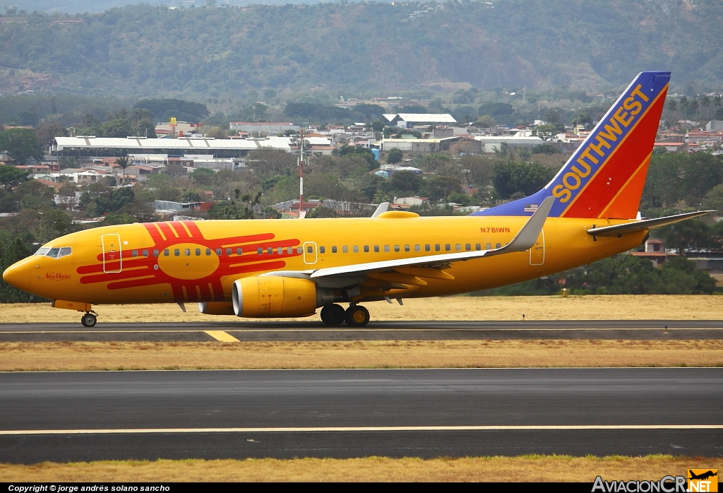 N781WN - Boeing 737-7H4 - Southwest Airlines