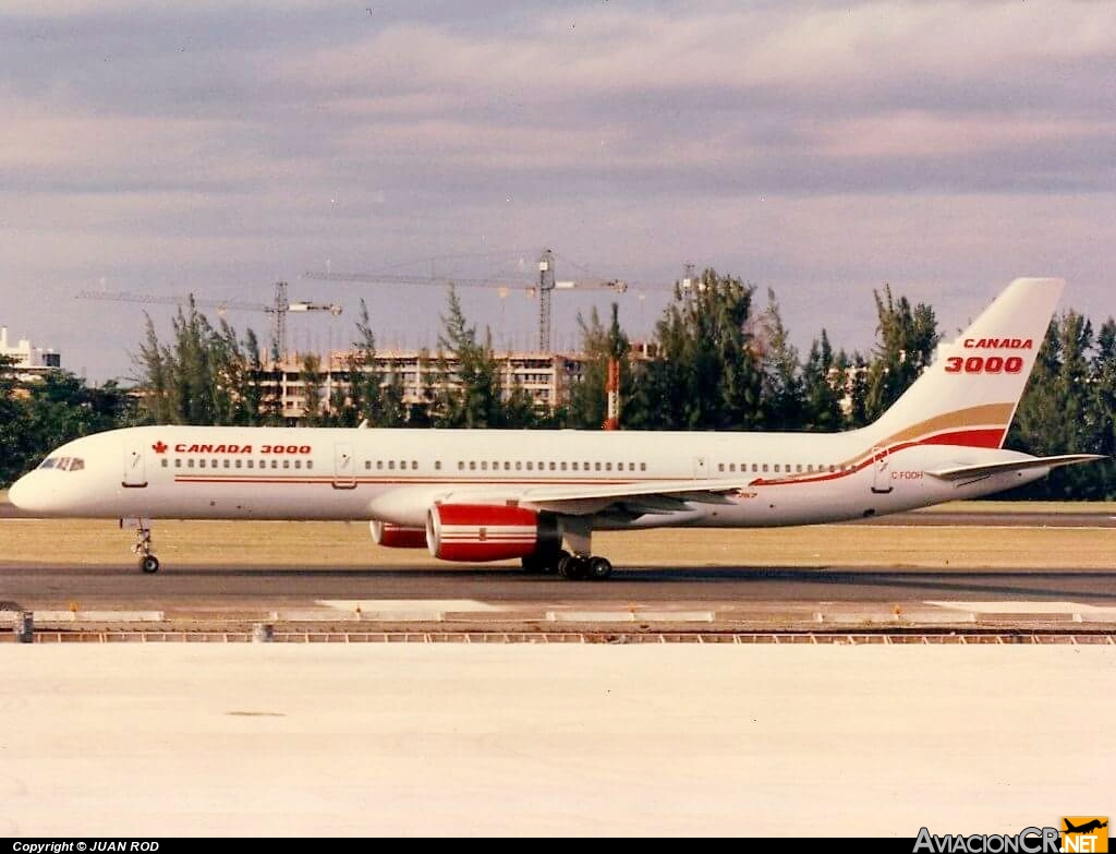 C-FOOH - Boeing 757-28A - Canada 3000