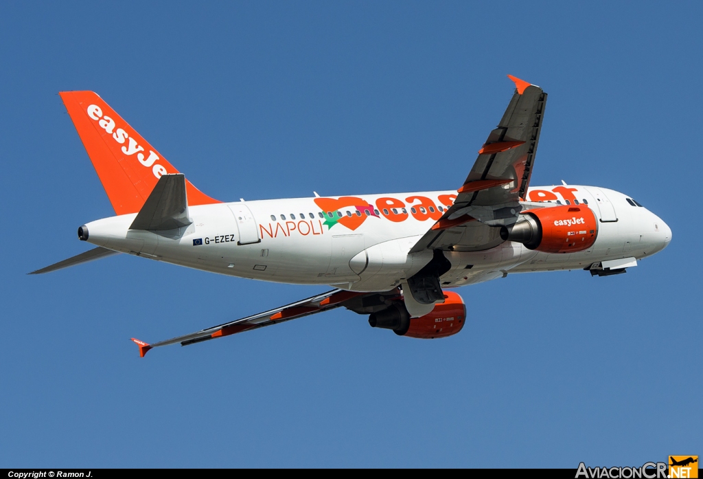 G-EZEZ - Airbus A319-111 - EasyJet Airline