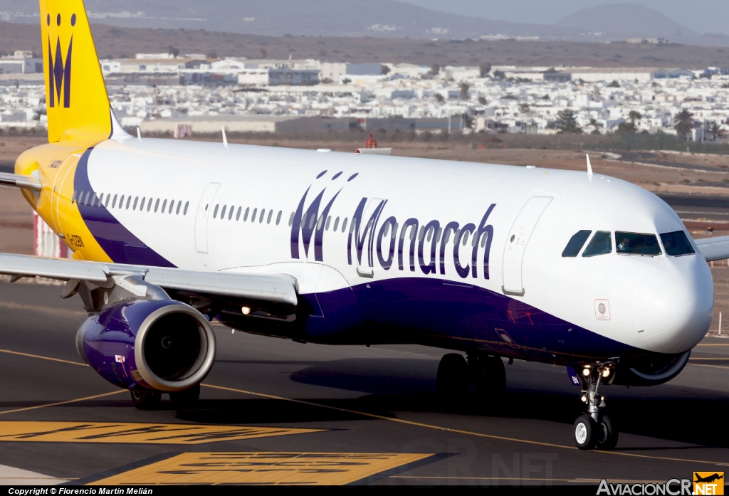 G-ZBAB - Airbus A320-214 - Monarch Airlines