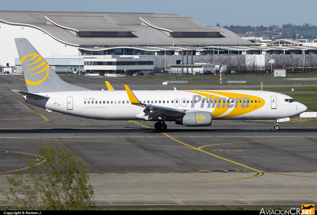 YL-PSC - Boeing 737-86N - Primera Air Nordic