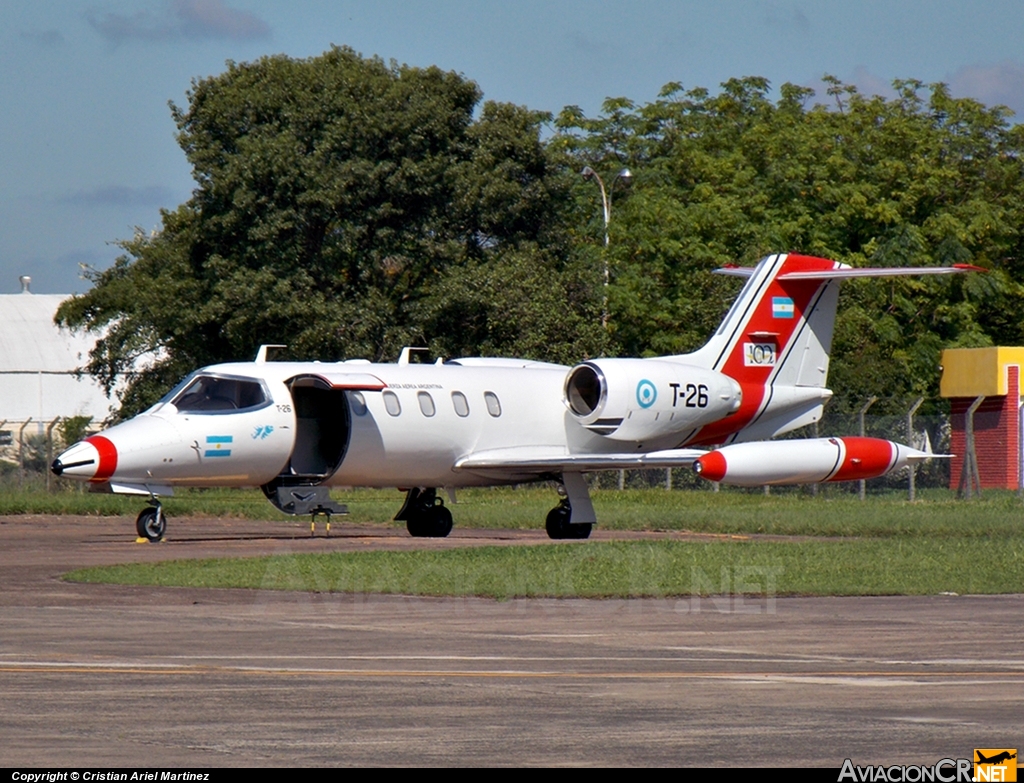 T-26 - Learjet 35A - Fuerza Aerea Argentina