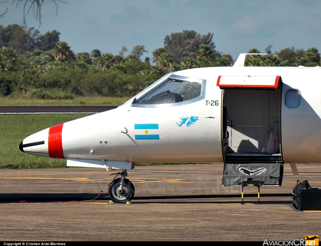 T-26 - Learjet 35A - Fuerza Aerea Argentina