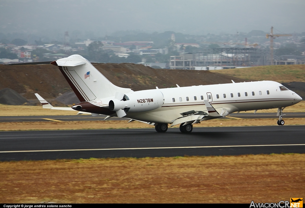N267BW - Bombardier BD-700-1A11 Global 5000 - Privado