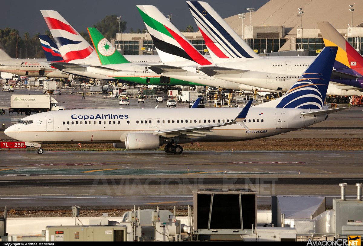 HP-1726CMP - Boeing 737-86N - Copa Airlines