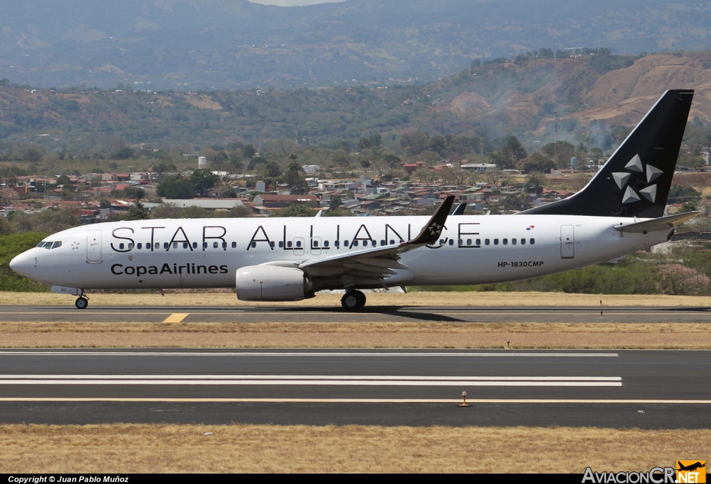 HP-1830CMP - Boeing 737-8V3 - Copa Airlines