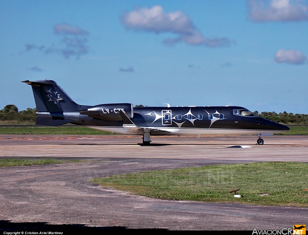 LV-CZX - Learjet 60 - Privado