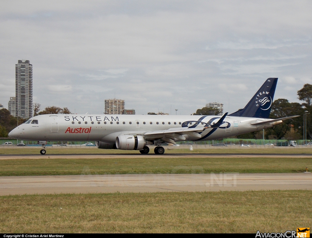 LV-FPS - Embraer ERJ-190-100AR - Austral Líneas Aéreas