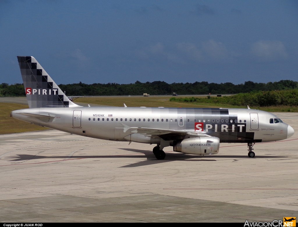 N516NK - Airbus A319-132 - Spirit Airlines