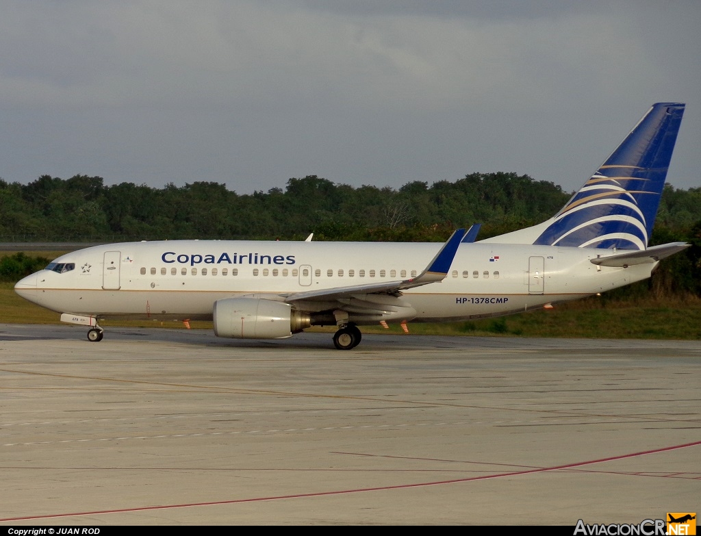 HP-1378CMP - Boeing 737-7V3 - Copa Airlines