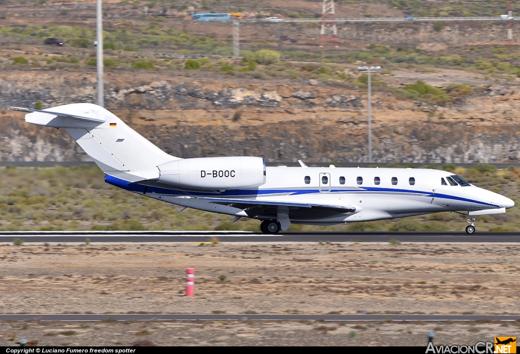 D-BOOC - Cessna 750 Citation X - Privado