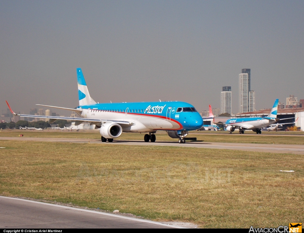 LV-CHQ - Embraer 190-100IGW - Austral Líneas Aéreas