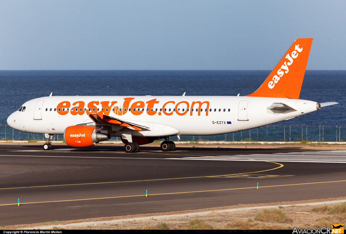 G-EZTX - Airbus A320-214 - EasyJet Airlines