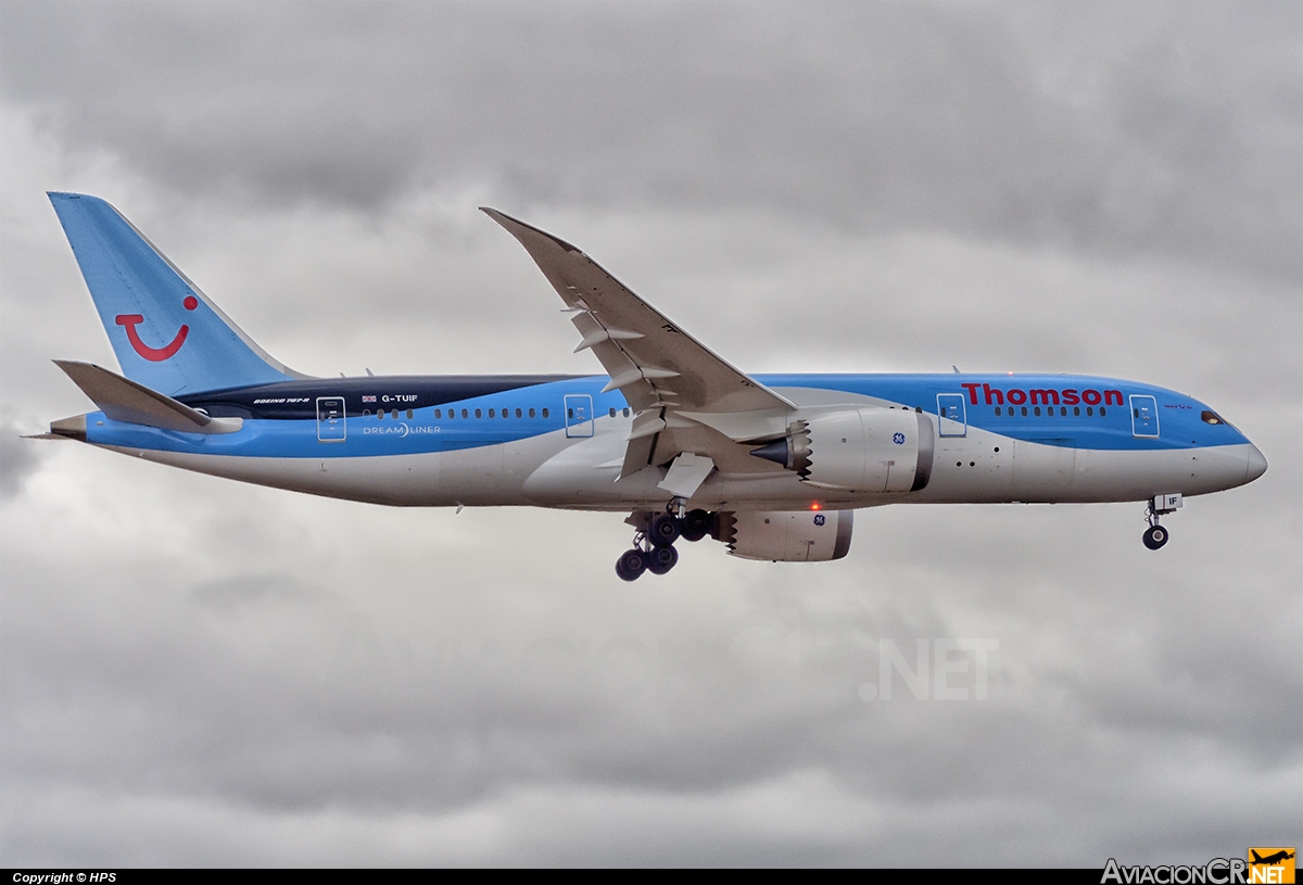 G-TUIF - Boeing 787-8 Dreamliner - Thomson Airways
