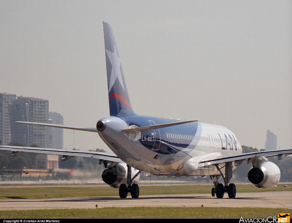 LV-BET - Airbus A320-233 - LAN Argentina