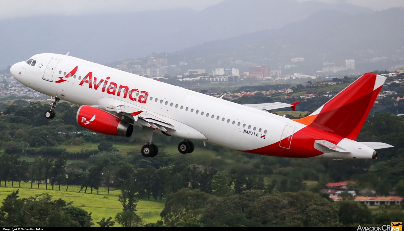 N497TA - Airbus A320-233 - Avianca