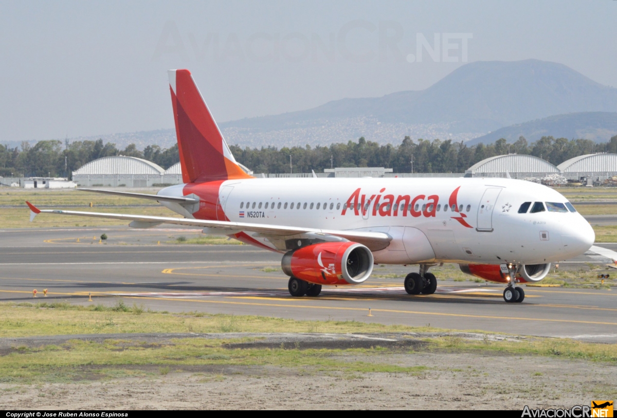 N520TA - Airbus A319-132 - Avianca