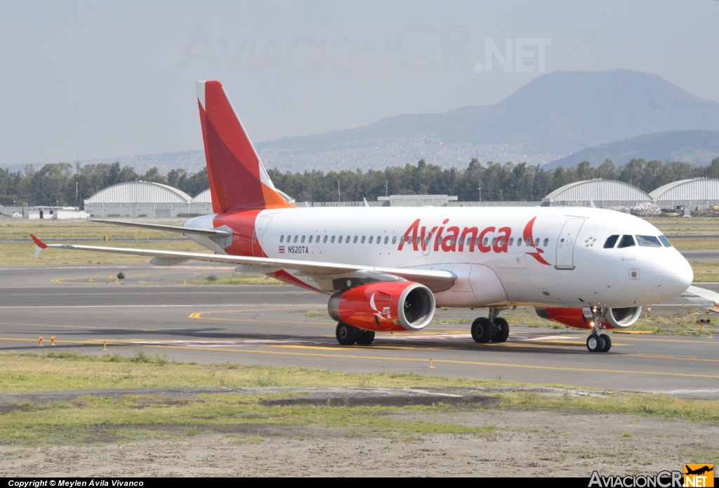 N520TA - Airbus A319-132 - Avianca