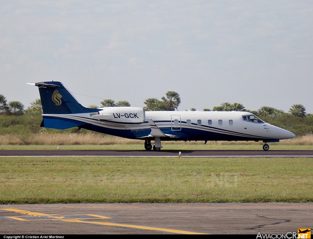 LV-GCK - Learjet 60 - Privado